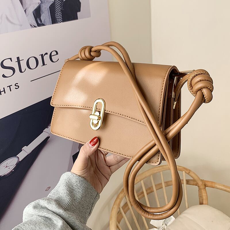 ウィンター 冬物 スクウェア メッセンジャーバッグ 手作りハンドバック30841608880