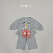 韓国子供服 / 26Autumn / soybean / bunny フリル セットアップ / キッズ服 / 秋服 *XS~XL*