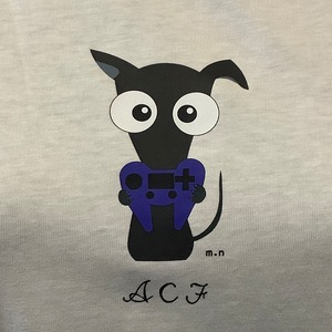 Ruby.game( イタグレ・ルビーのゲーム遊び ) 袖タックロングTシャツ オフホワイト