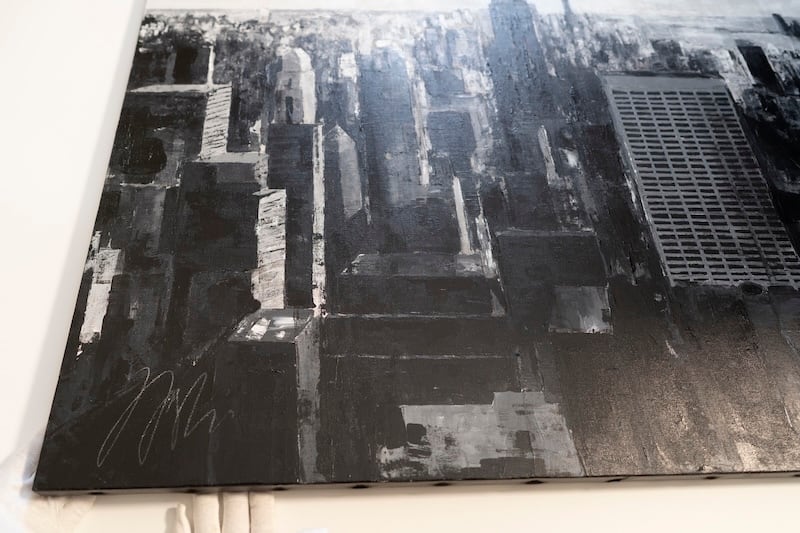 New York, city scape composition #15 / ニューヨークの街を描いた