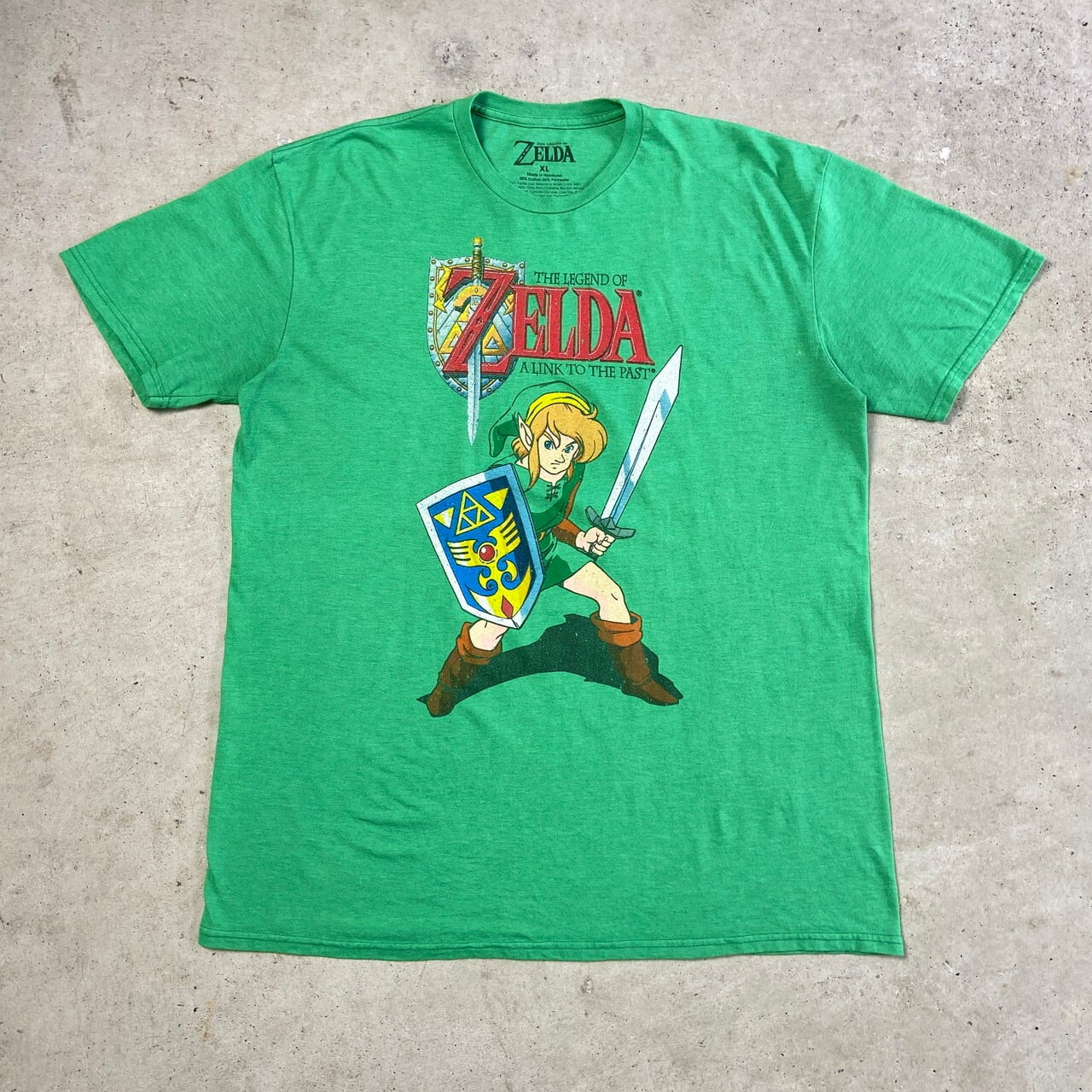 ゼルダの伝説 神々のトライフォース ゲーム キャラクター プリント T 