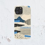 受注生産 iPhoneケース 山と青い波の風景コラージュ｜風景コラージュ ZINE043A