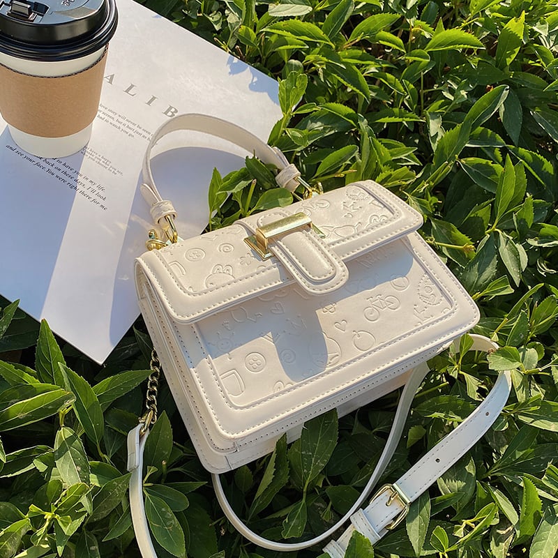 サマーレッドチェーン 夏物 スクウェア メッセンジャーバッグ Tiancai_Wing_Bag25462042926