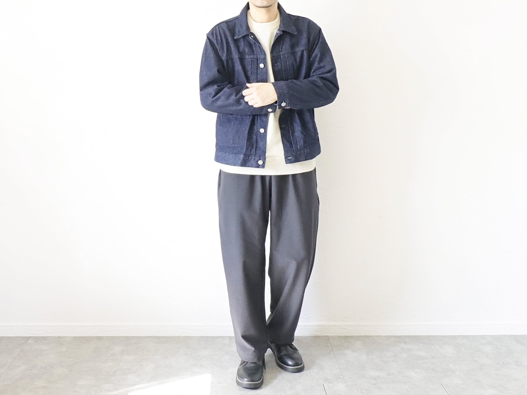 MANUAL ALPHABET / THERMO JOURPANTS WIDE - CHACOAL マニュアル