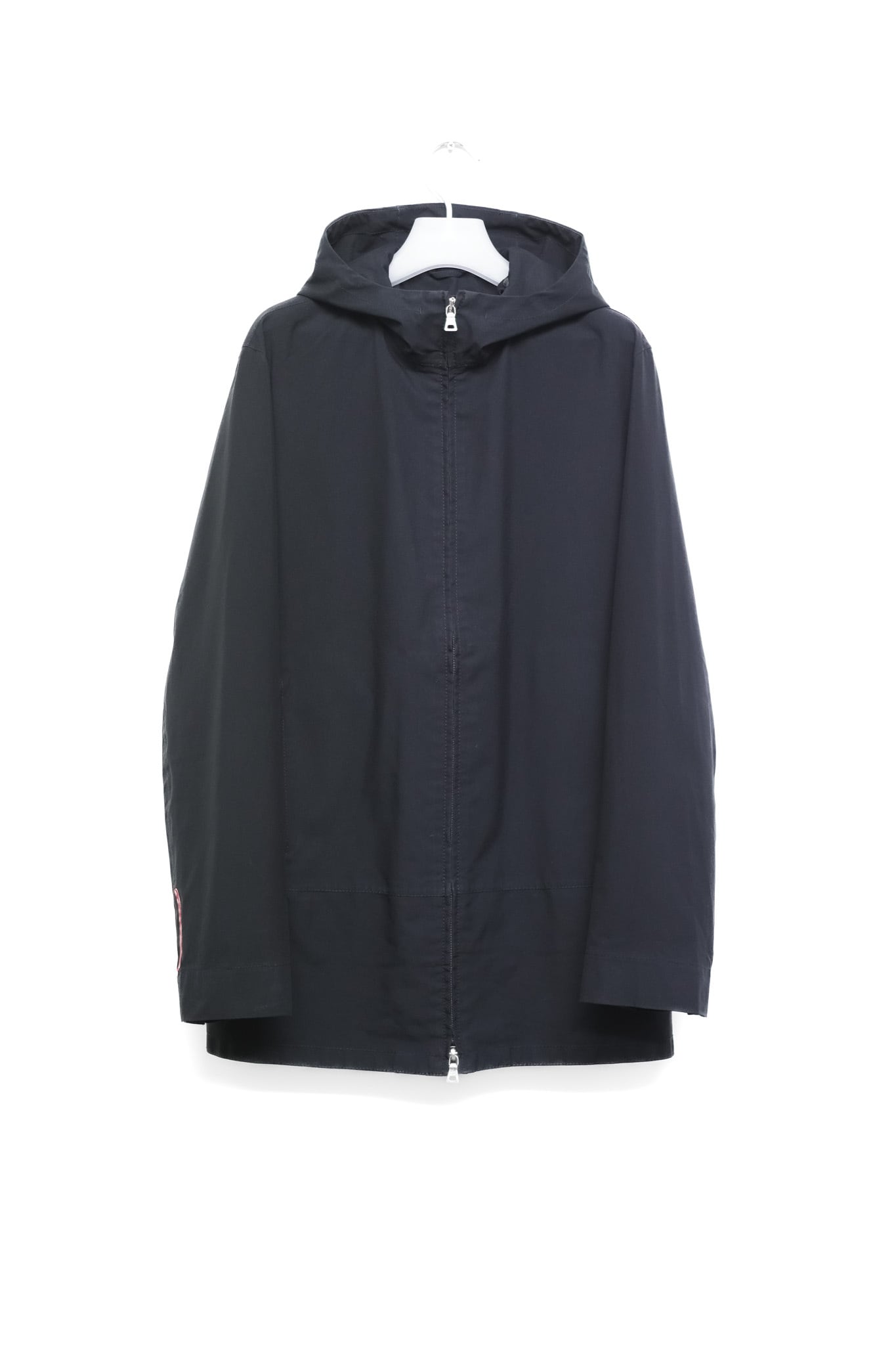 専用 PRADA ダブルジップ 短丈 フーデッドジャケット Y2K イタリア製 PRADA ダブルジップ 短丈 フーデッドジャケット Y2K イタリア製