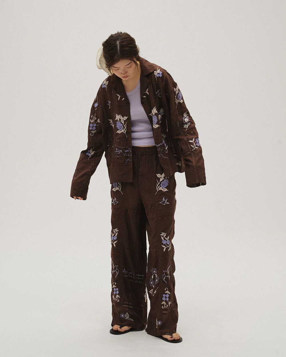 todayful トゥデイフル Embroidery Patchwork Shirts【12610428