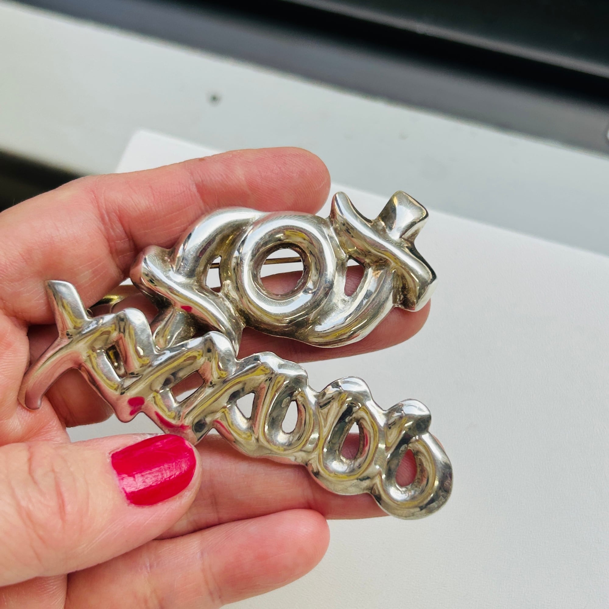 Mexico シルバー925 XOXブローチ | Milo Antiques & Vintage