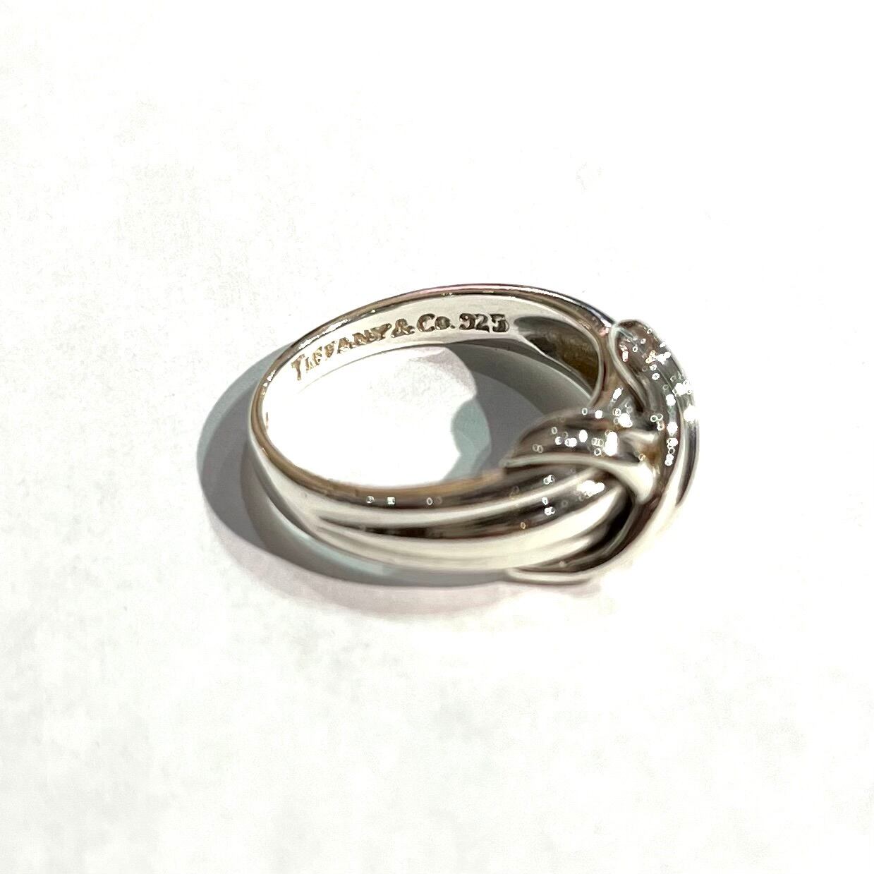 TIFFANY&CO.】2037 シグネチャーリング 11.5号/シルバー925/X TIFFANY&CO.】2037 シグネチャーリング 11.5号/シルバー925/X