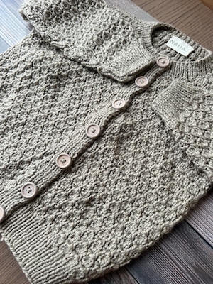 Grey cotton cardi