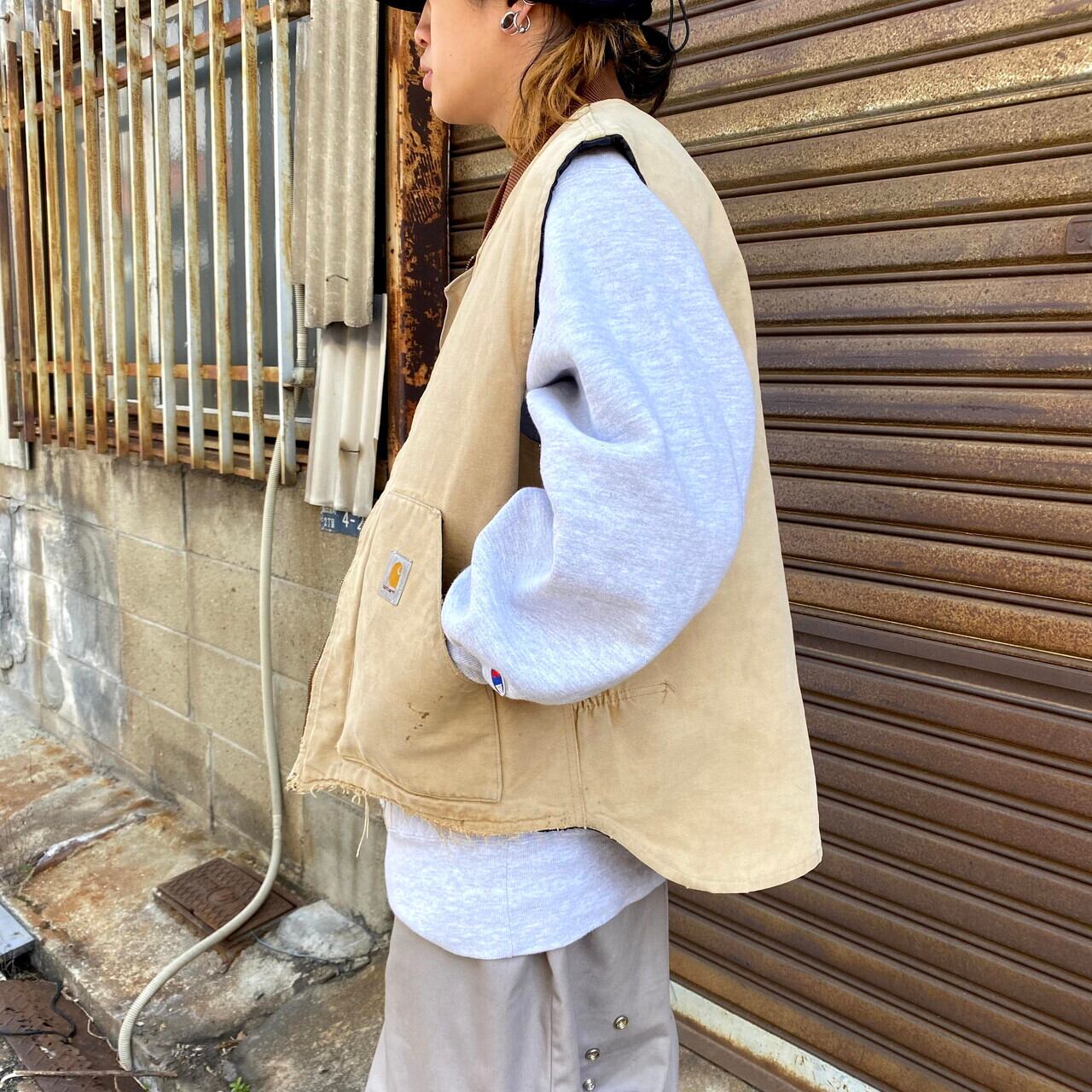Carhartt カーハート ダック地 ワークベスト メンズXL相当 古着