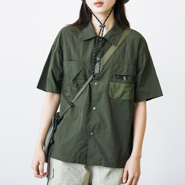 メッシュショートスリーブシャツ　J0257