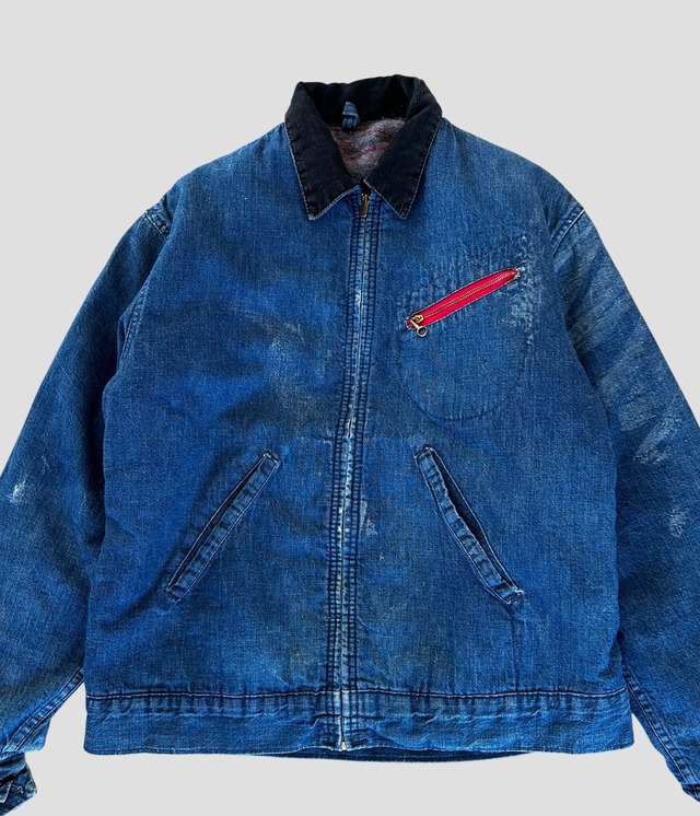 -Unknow Bland- Vintage 50-60s Denim work Jacket