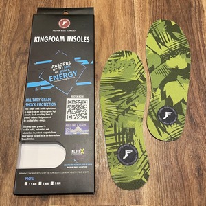 【FOOTPRINT INSOLE】flat 3mm green camo