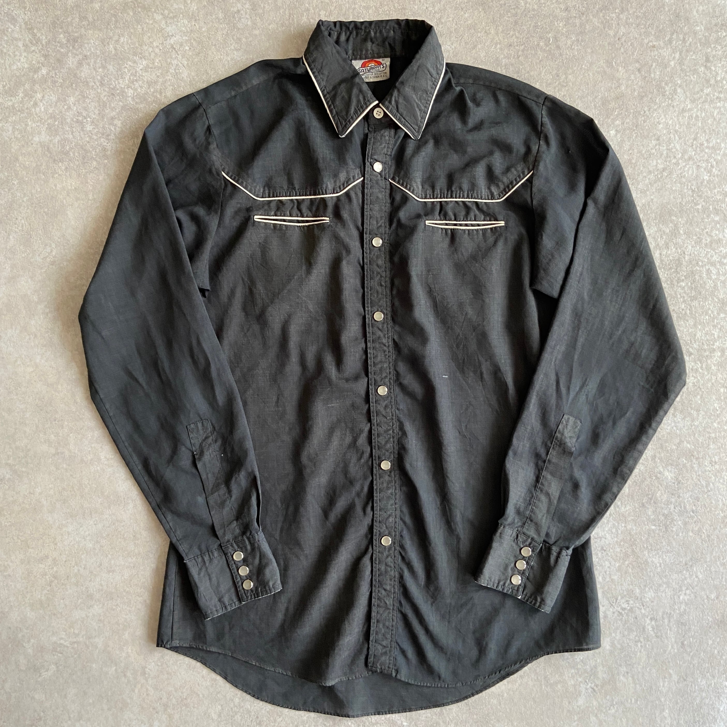 1970s Western Shirt M G745