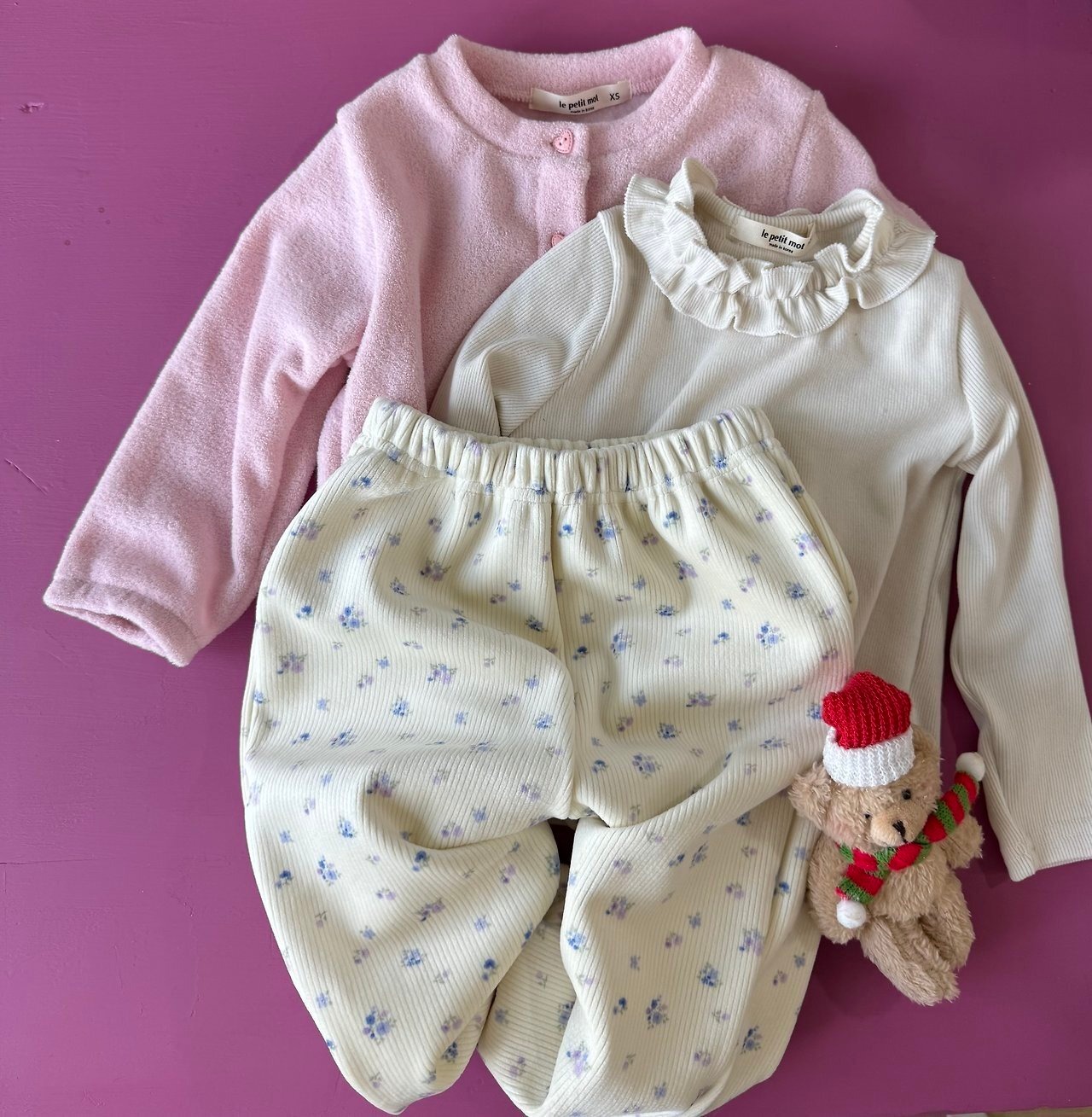 le petit mot［取寄］heart button cardigan 26winter