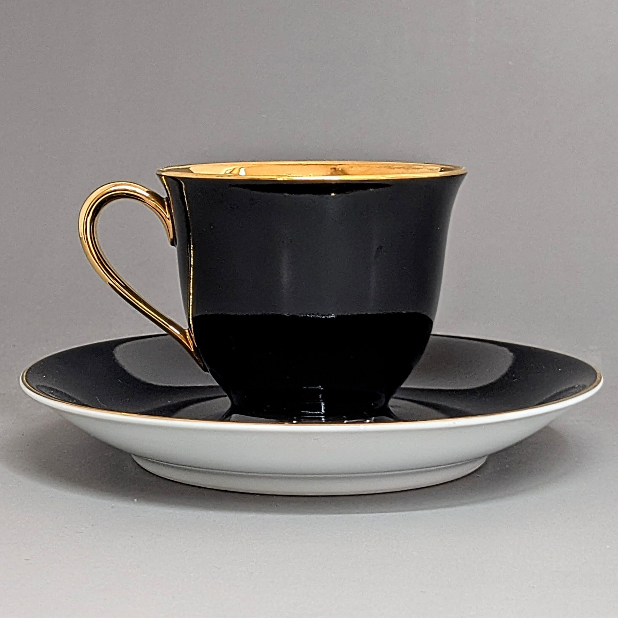 オールドノリタケ ゴールド ハーレクインキャビネットカップ&ソーサー マルキ印 極美品！オールドノリタケ ゴールド ハーレクインキャビネットカップ