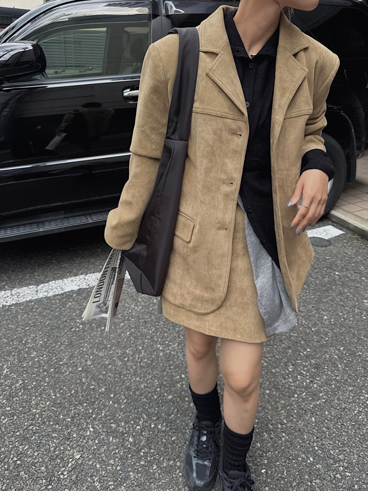 【PRE-ORDER】suede JKT & SK set