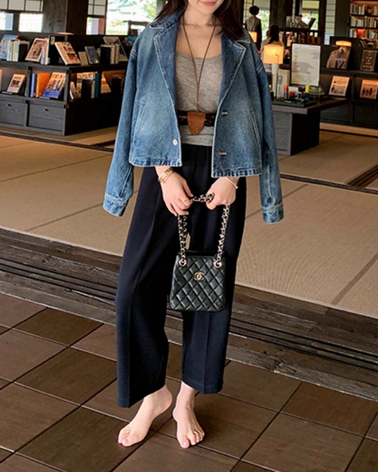 リラックステーラードデニムジャケット A0581 - 12