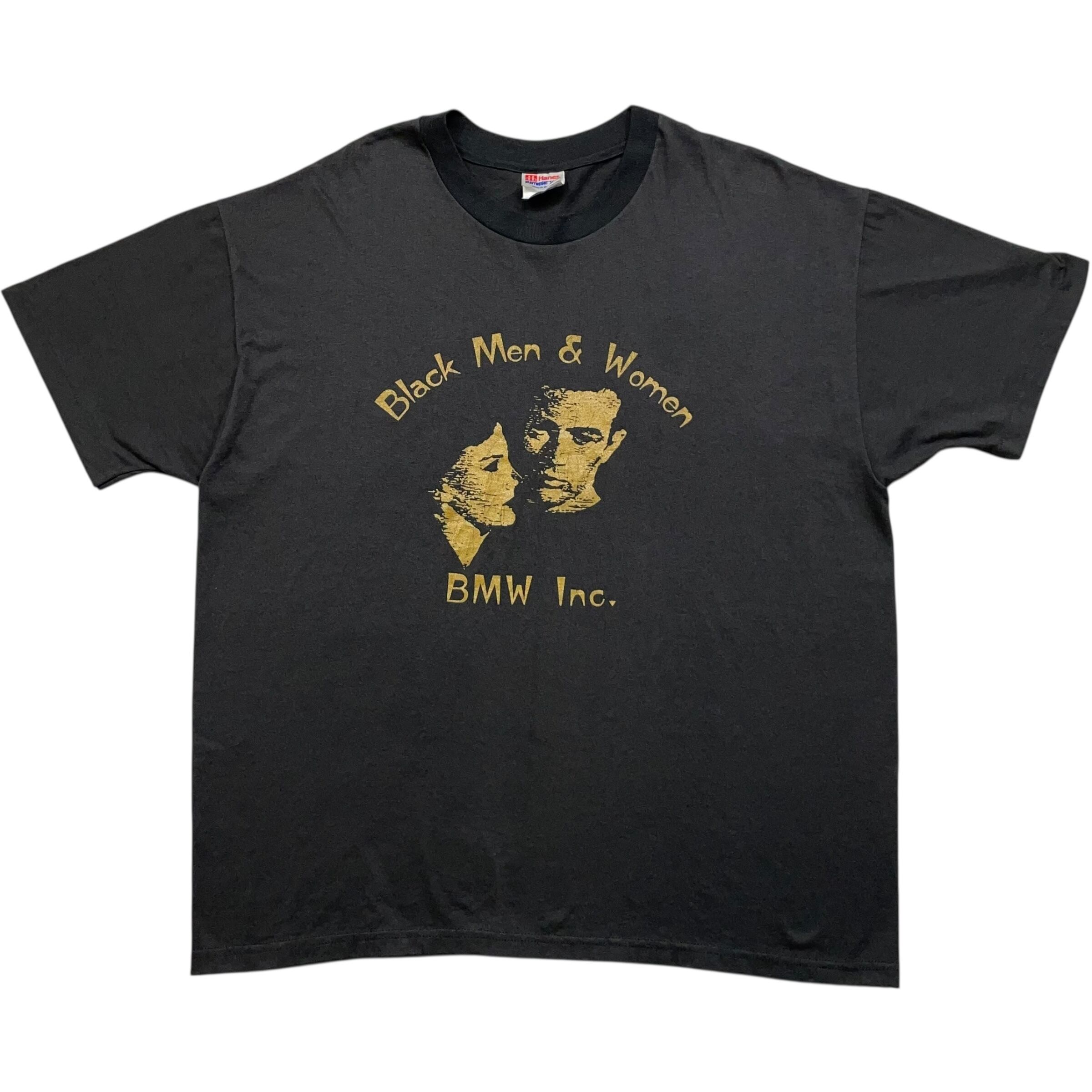《XL》Hanes ヘインズ Tシャツ 両面プリント シングルステッチ ブラック USA製 90年代 vintage no.8055