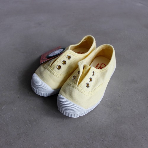 《CIENTA》デッキシューズ / NEW YELLOW / 12.5〜18cm