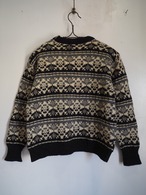 1960’s SWITZERLAND Wool Jacquard Knit Sweater／ー