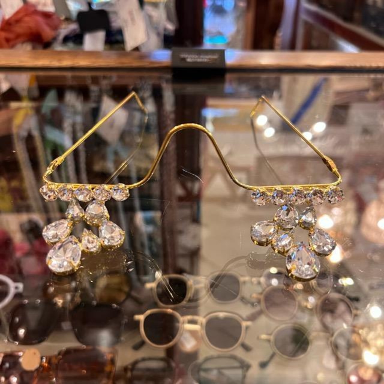 TOPANGA Accessory　フェイスポイントクリスタルアクセサリー　ファッション　サングラス　パーティ　イベント　装飾