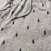 POLO RALPH LAUREN ポロ ラルフローレン 総柄 スウェット ショートパンツ ショーツ サイズ M /グレー