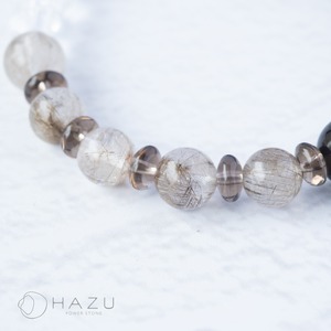 身を守り、道を開く［シルバールチルクォーツ／モリオン／水晶／スモーキークォーツ］
