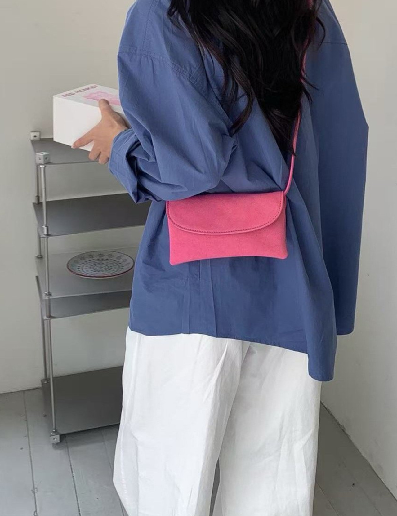 【新作5％OFF・3日間】Suede Mini Shoulder Bag_5colors