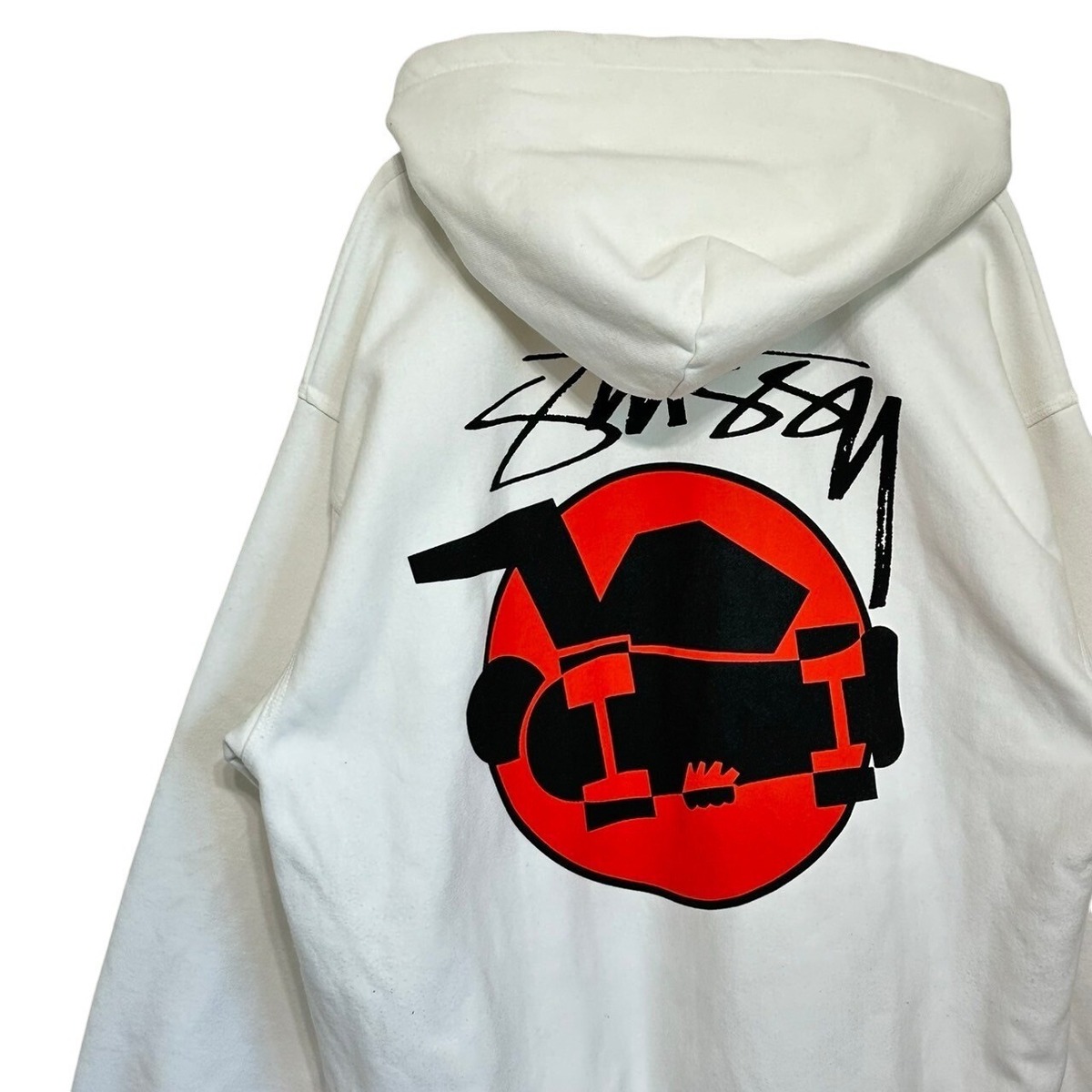 stussy ステューシー パーカー フーディ L バックロゴ プリントロゴ 