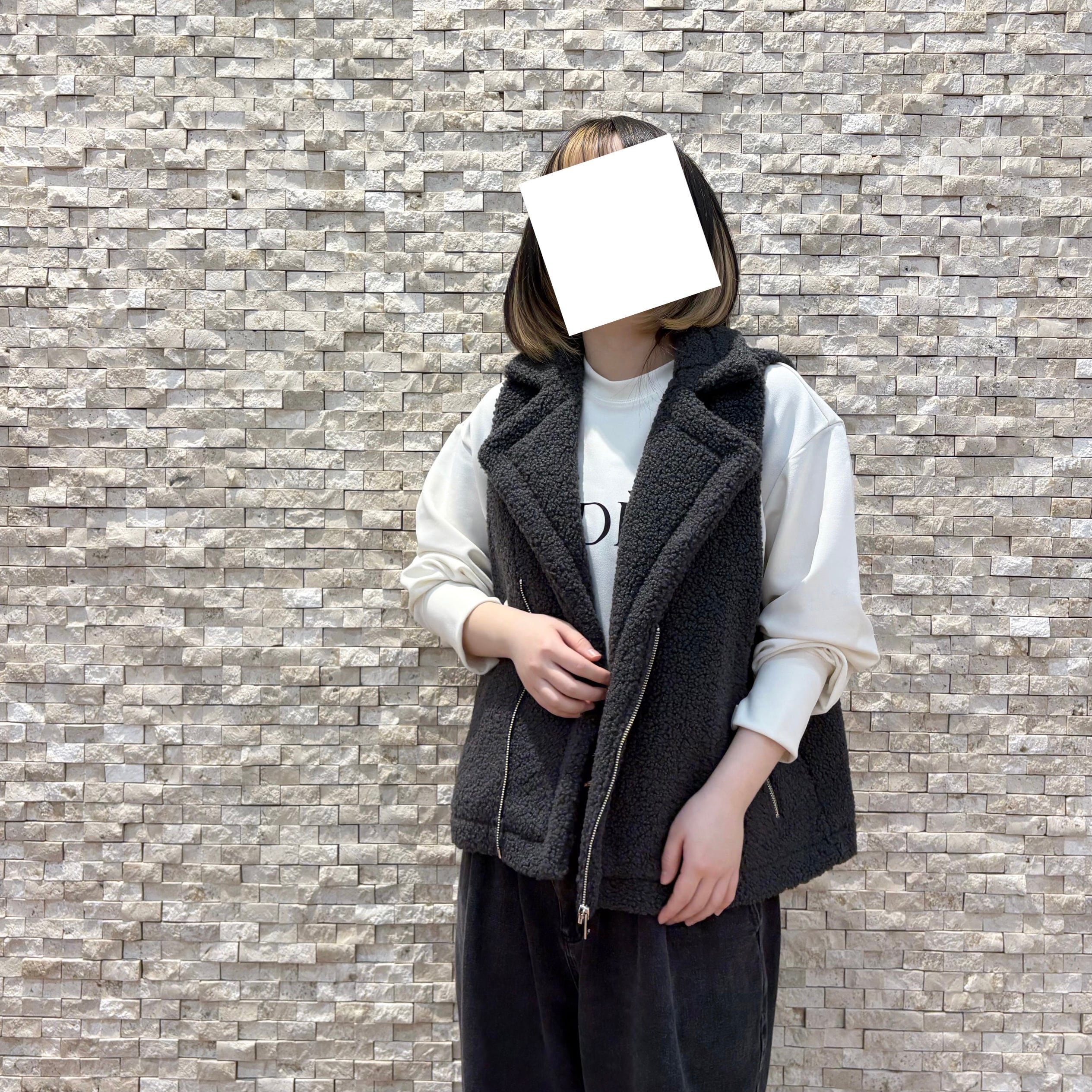 【Hazelnut】ボアベスト(25539)