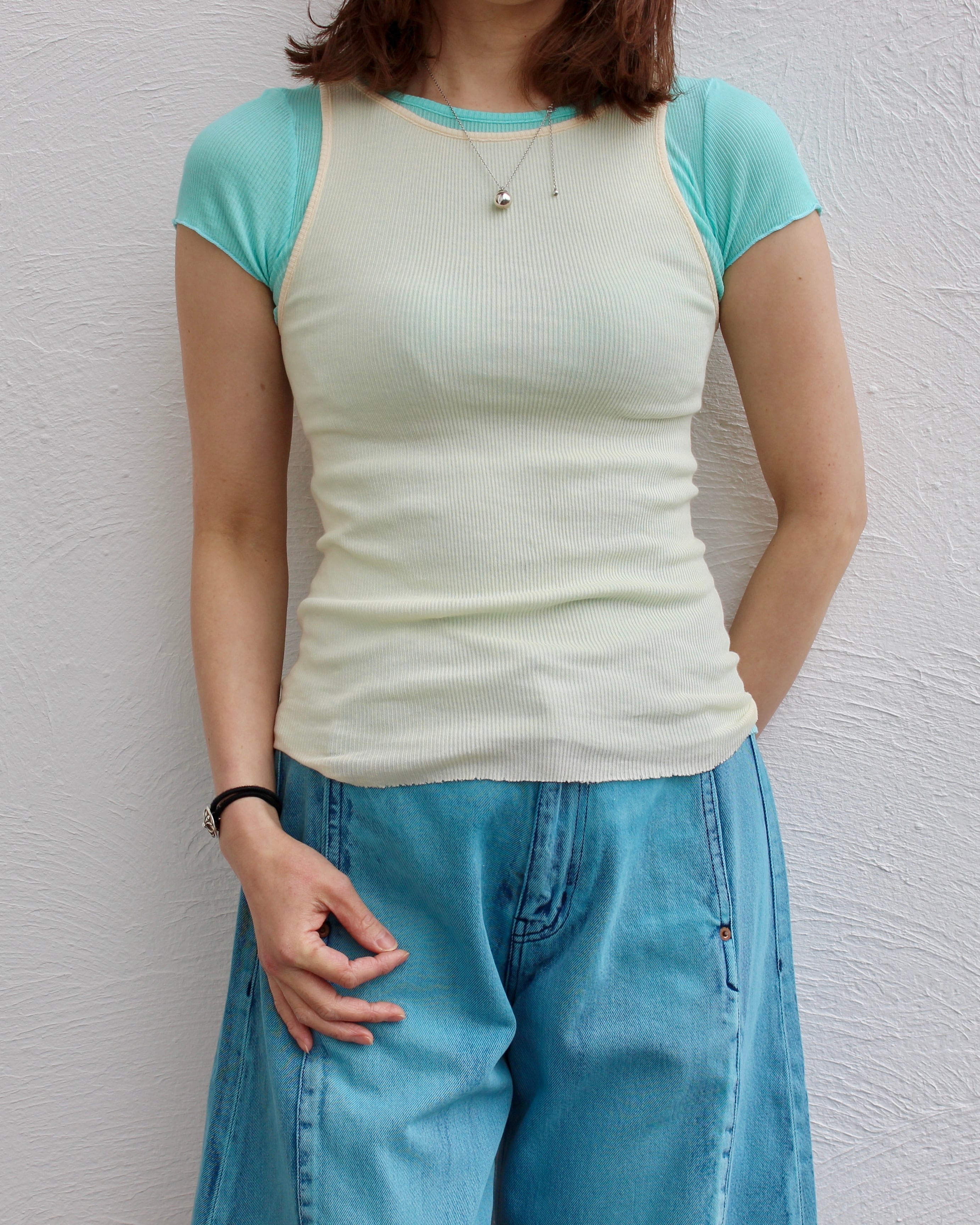 SAYAKA DAVIS/rib tank top