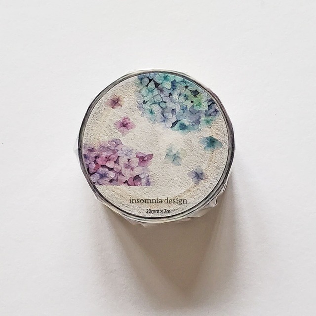 insomnia design　マスキングテープ　追憶の紫陽花　アジサイあじさい