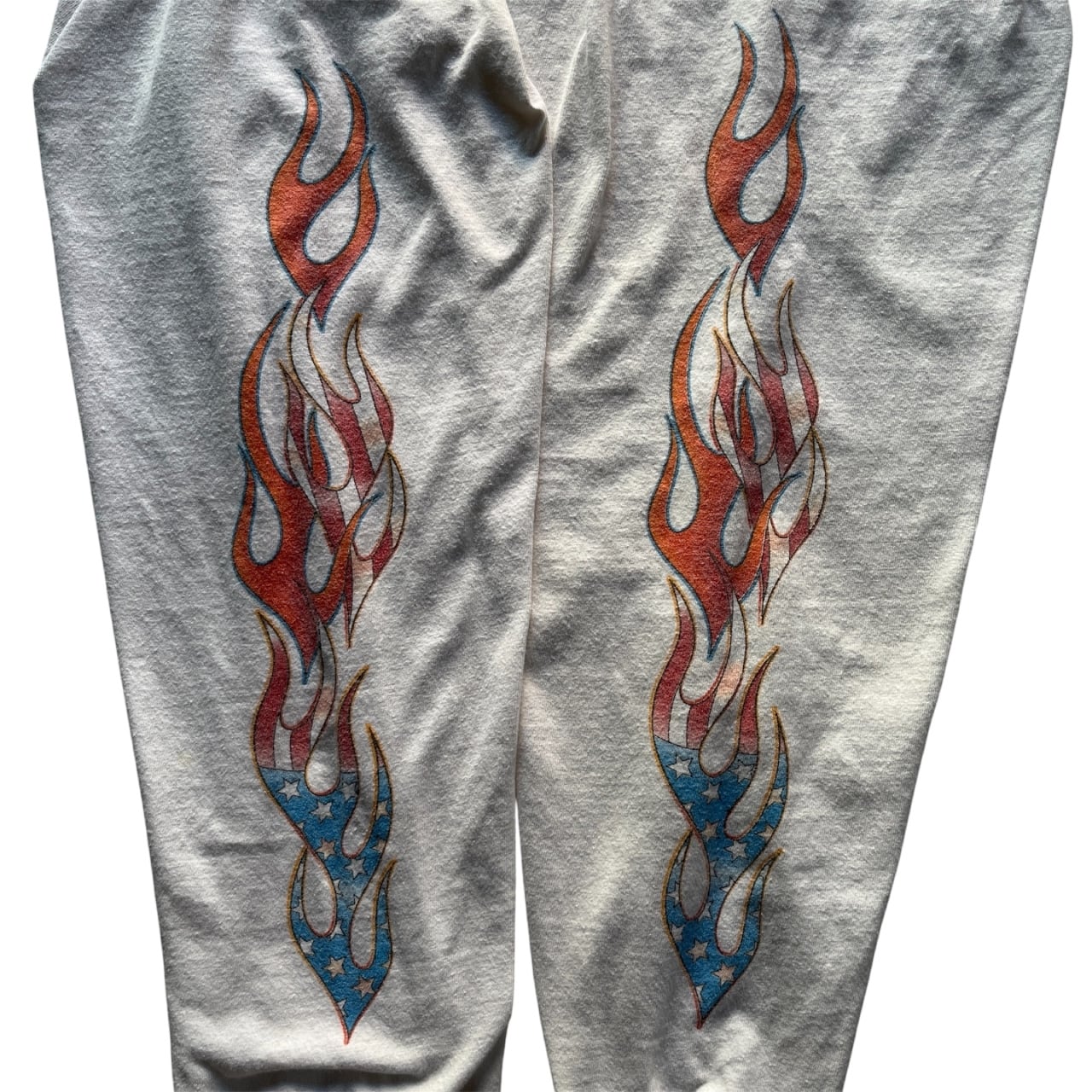 Harley Davidson 2001 USA Flag Flame L/S Tee | Vintage High Line