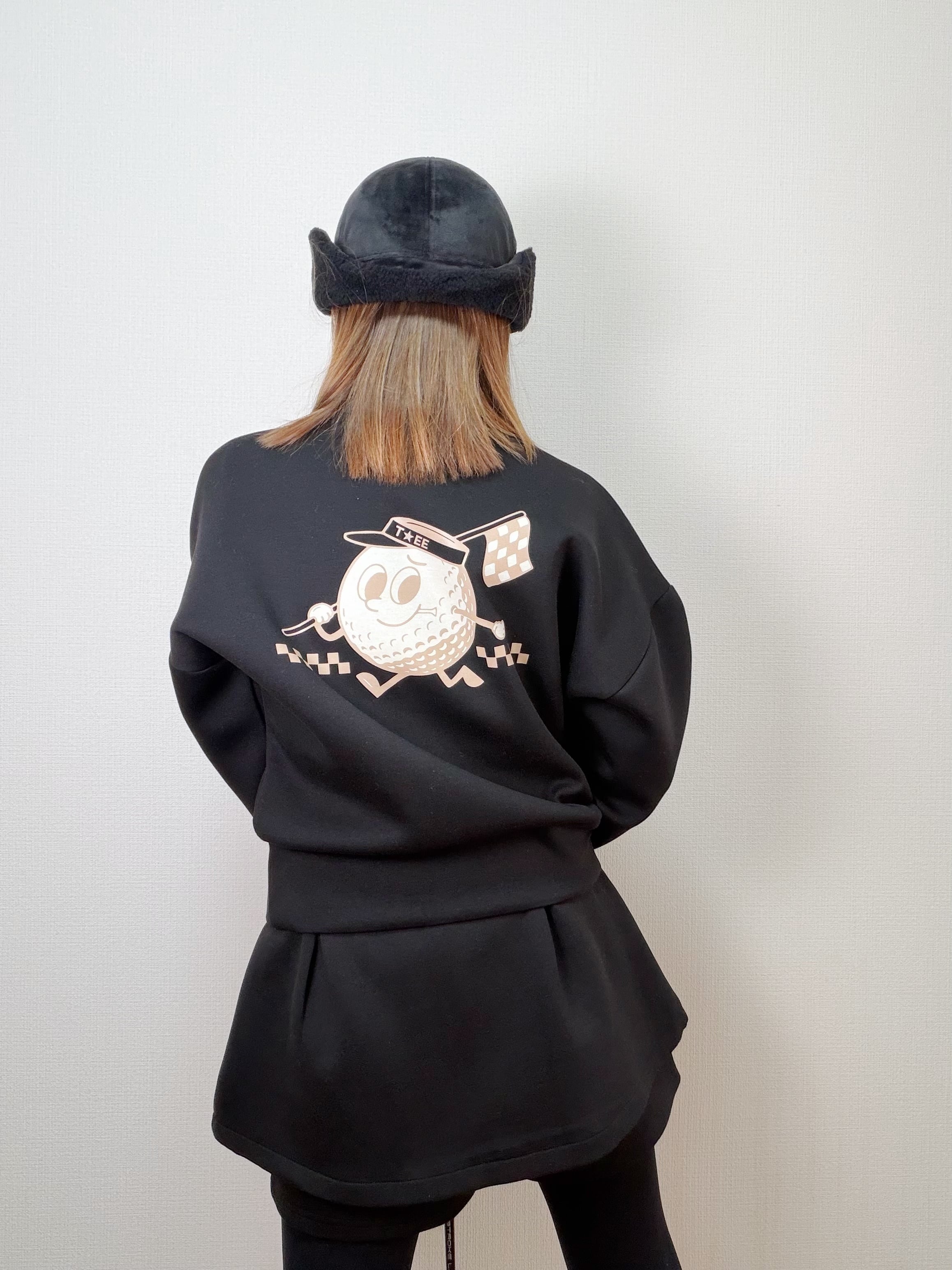 即納＊【セットアップ可能】 Teeoff Graphic Golf Sweatshirt （Ivory