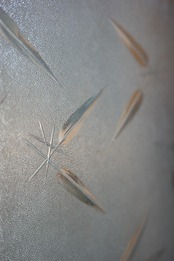 【ささ】昭和の型板ガラス（2-3mm）【A4サイズ程度】※5枚以上購入必要