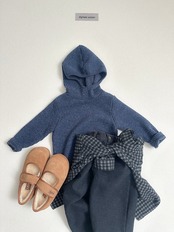 〖取寄〗韓国子供服 / 26winter / Digreen / ワッフルフーディー / キッズ / 冬服 *S~2XL*