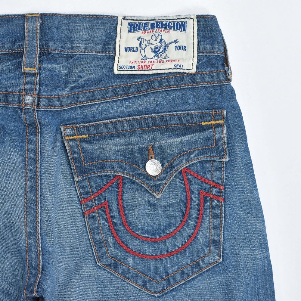 00s～ USA製 True Religion トゥルーレリジョン カットオフ デザイン