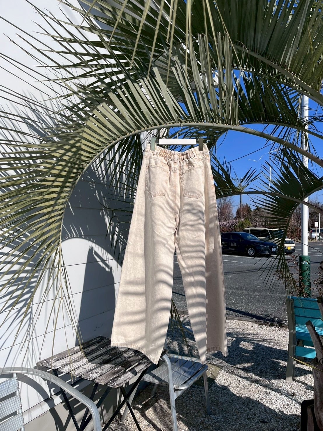 人気【LIFE is】カラーデニムパンツ ¥6,990+tax