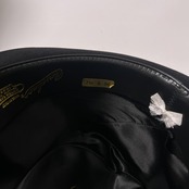 Borsalino ボルサリーノ 中折れ フェルト ハット 7 1/4 /6/59/帽子/イタリア製/ブラック/TORAYA箱付き