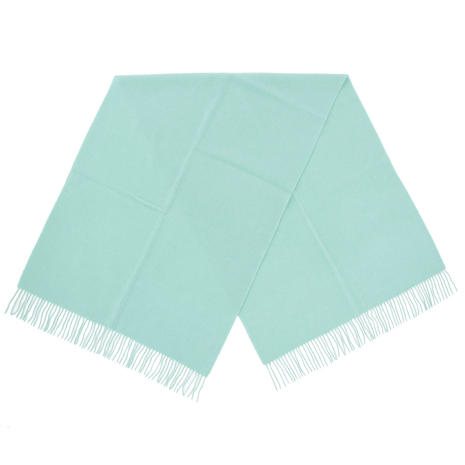 63エルメスショールストール大判ミントグリーン70×180