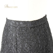 社交ダンス 衣装 スタンダード スカート レッスンウェア 練習着 オールシーズン 黒 ブラック系 U:NA ユーナ キラキラ 上品 レース フォーマル 社交ダンススカート スカート Mサイズ ポリエステル ナイロン レーヨン フォーマルウェア ダンスウエア 黒スカート 伸縮性 上品なデザイン ステージ衣装 汎用性 ノスタルジック シンプルモダン ブラックレース 秋冬コーデ おしゃれ 可愛い レディース用 ダンス練習着