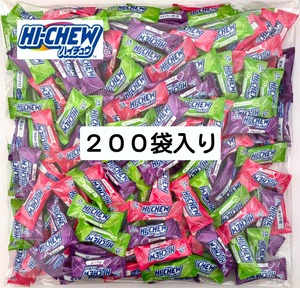 【努力特価】森永製菓 ハイチュウ 業務用 ミニ ３種アソート 200袋セット 個包装 大容量 お菓子 おやつ ギフト パーティ 各種イベント
