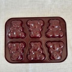 お菓子焼型菓子焼型　テディベア　くまちゃんのクッキー型　ケーキ型 12kwdz9-1