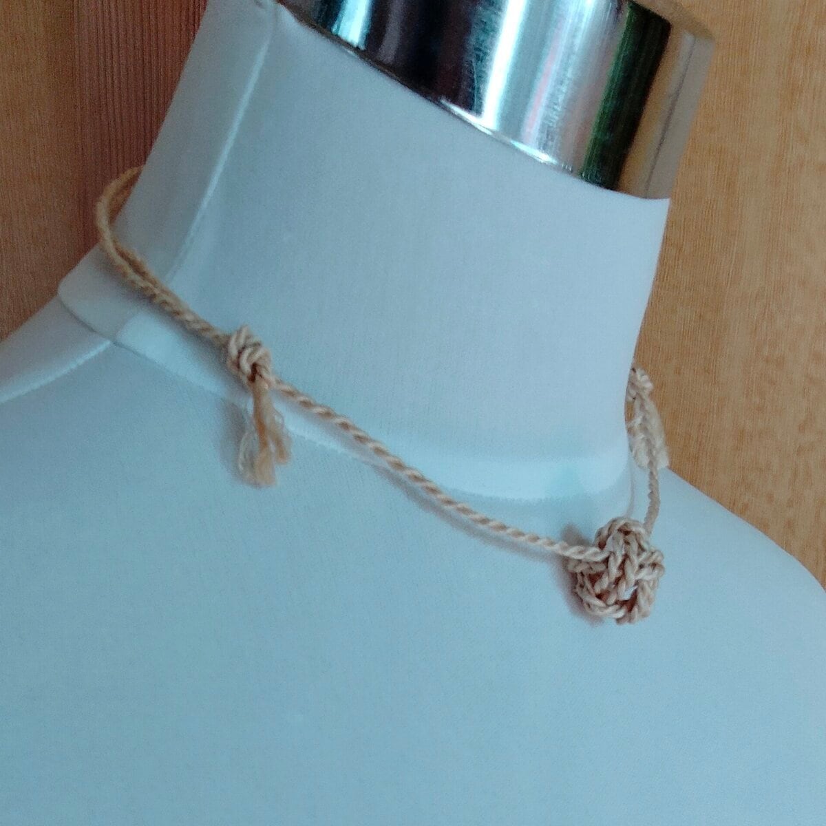 淡路玉ネックレス✳精麻ネックレス縁結びお守りチョーカー◇水引