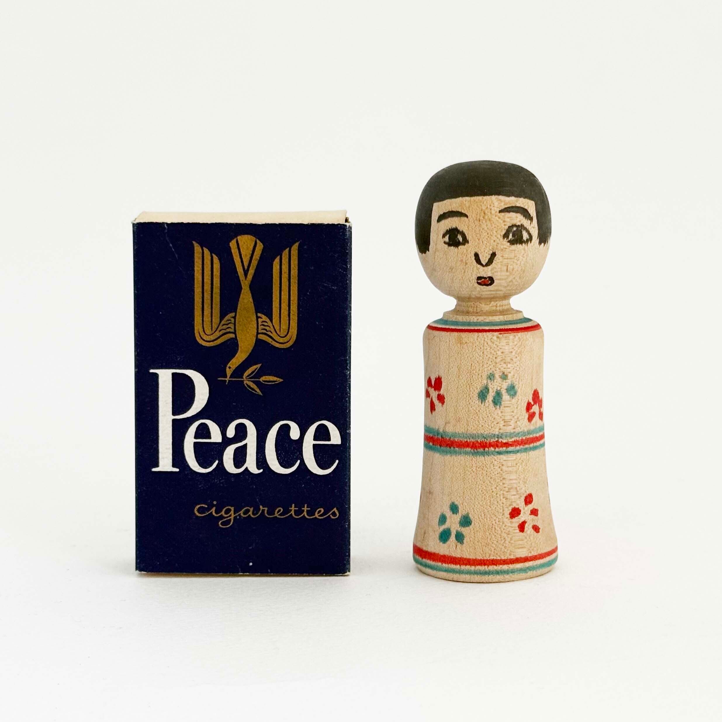 今晃工人 小寸こけし（8cm）