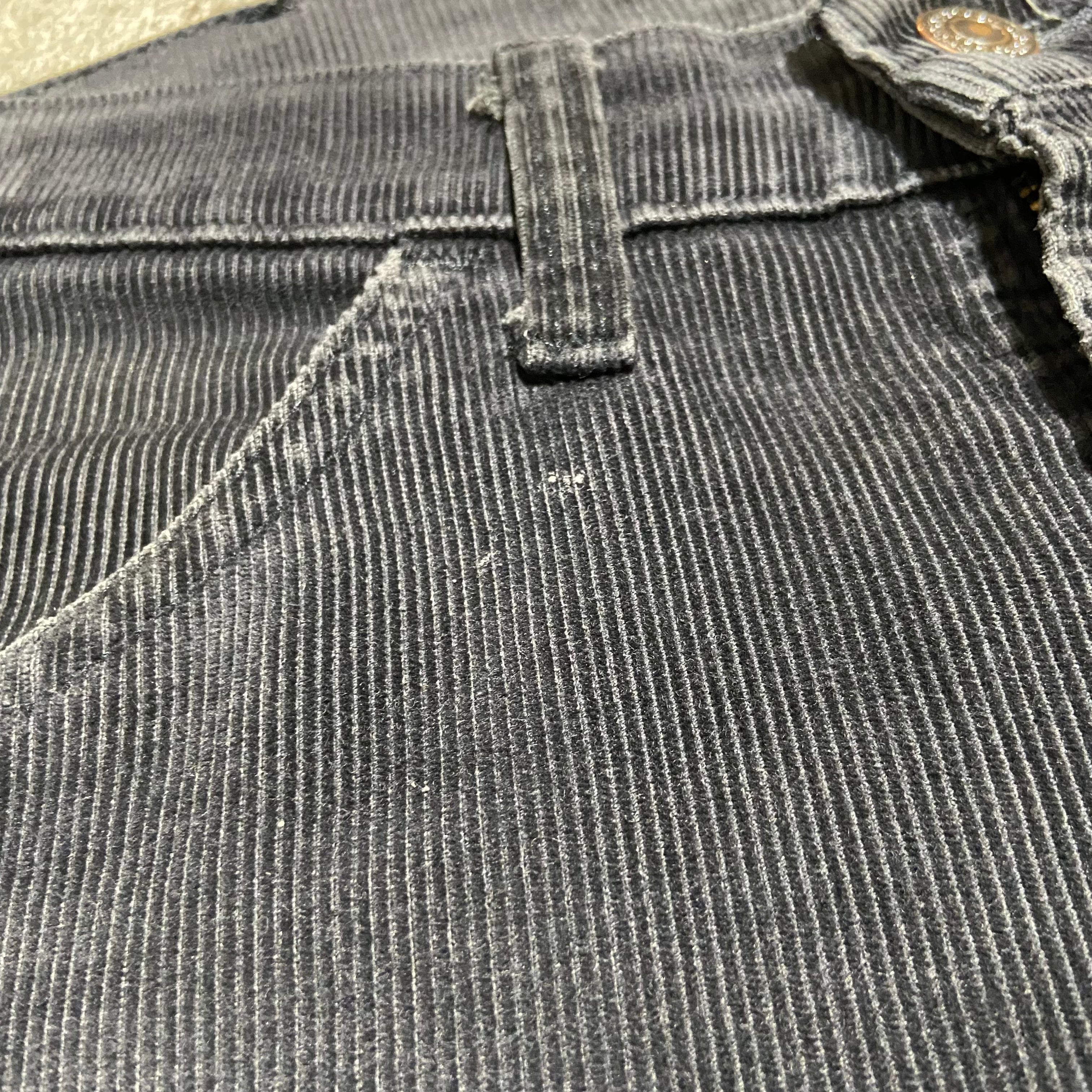 80s LEVI'S / リーバイス 519 ブラック コーデュロイパンツ 80s LEVI'S / リーバイス 519 ブラック コーデュロイパンツ