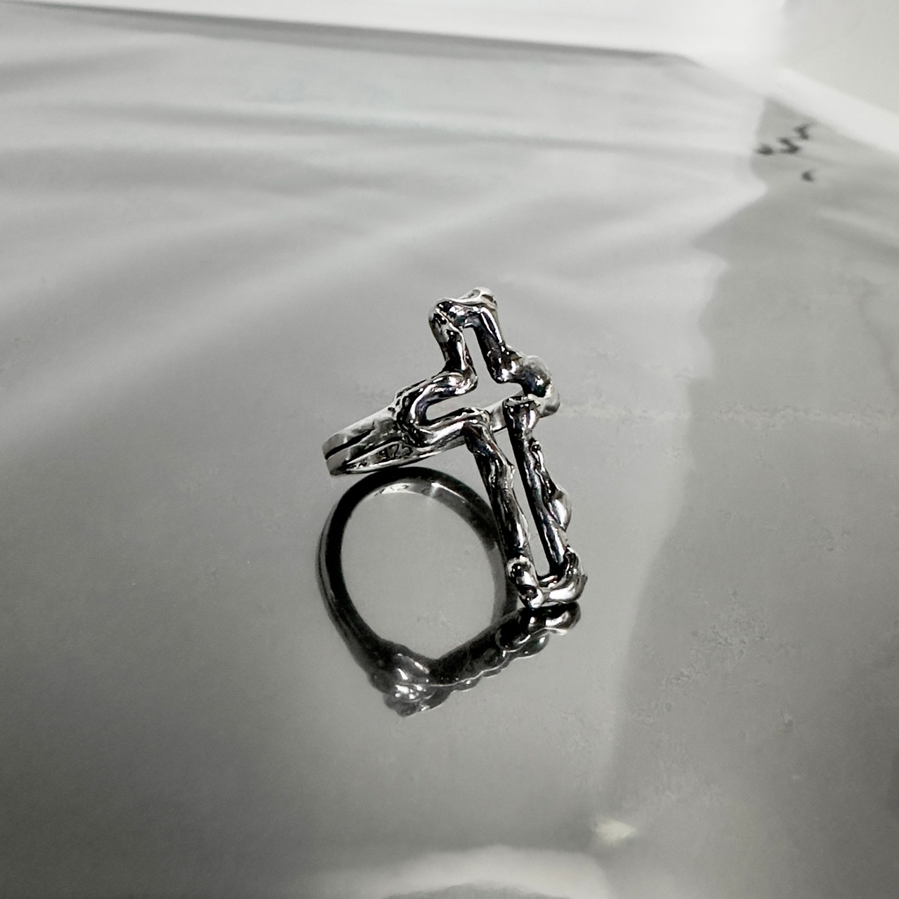 OPEN CROSS RING / オープンクロスリング