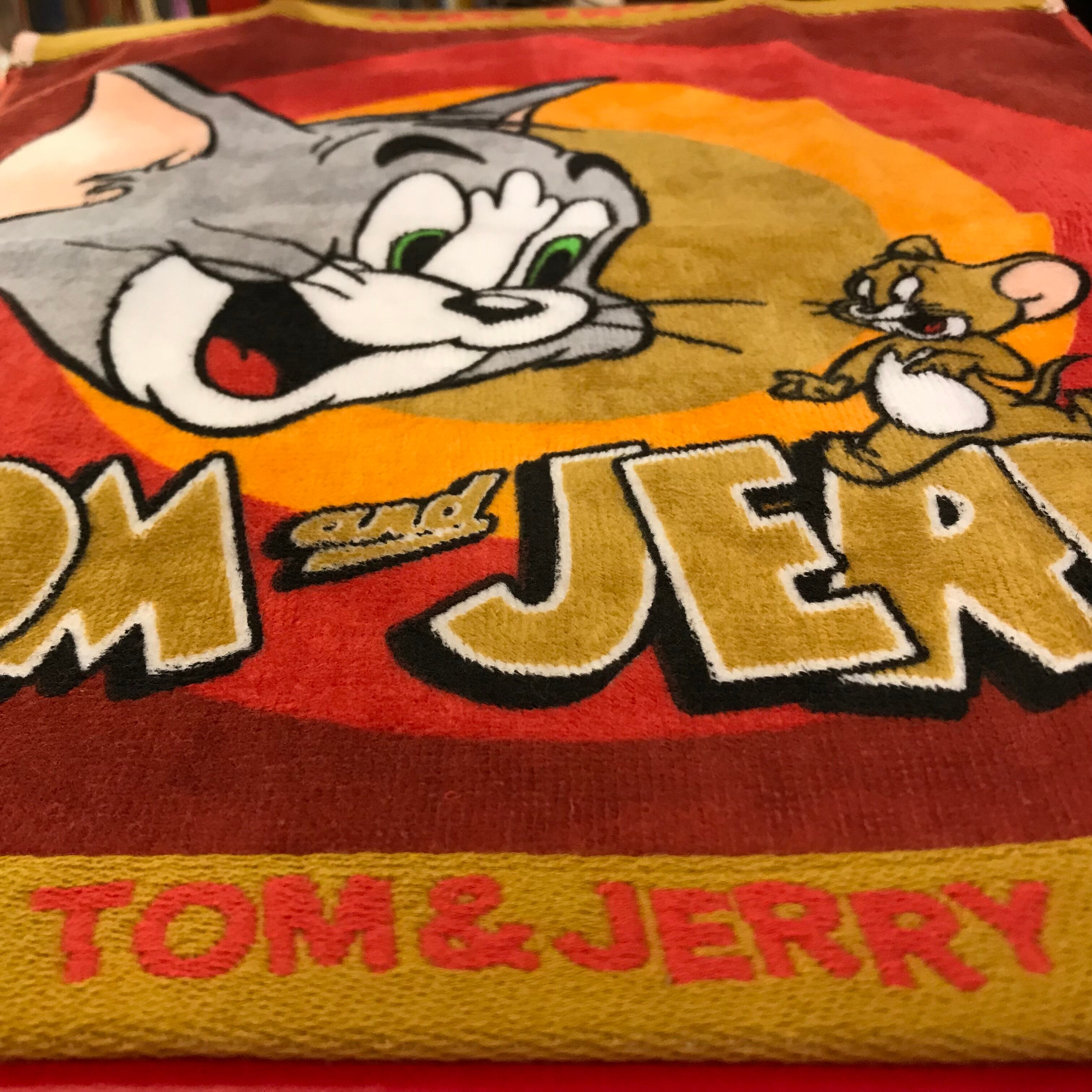 新品 トムとジェリー ハンドタオル MGM レトロ 1967年製 貴重 トムとジェリー ハンドタオル 日本製 | 福岡 大名のおもちゃ屋 トイズ