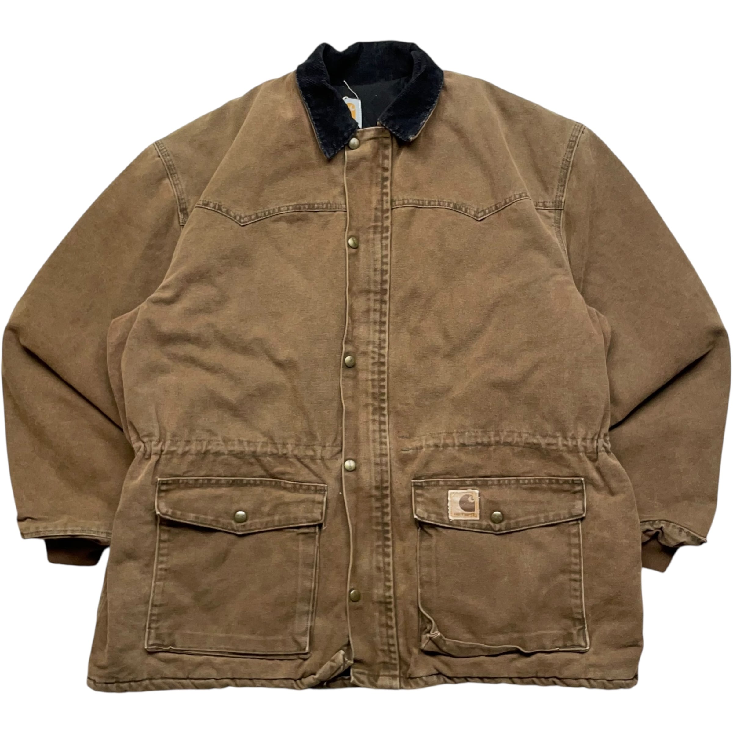 《XL》 Carhartt カーハート カバーオール ダックジャケット ワークジャケット ダークブラウン no.9205